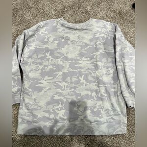 Lululemon Gray Camo Sweatshirt